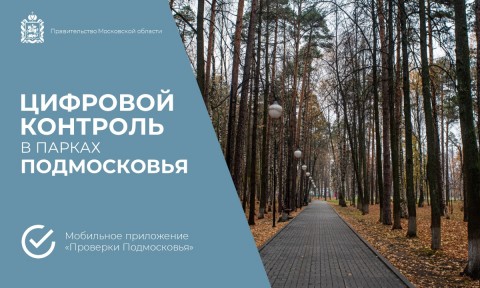 В Подмосковье содержание парков теперь контролируют с помощью мобильного приложения